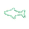 Colgante de Tiburón de Dibujos Animados de Aleación, Colgante Chapado en Color, Cadena para Teléfono Móvil, Llavero, Materiales Decorativos, Accesorios para Joyería DIY