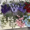 Jacaranda Simulado Venta al por Mayor Plantas Verdes de Ingeniería Flores Falsas Ramas Decorativas Patio Lila Accesorios para Fotografía de Bodas Azul y Morado