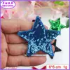 Lentejuelas de Punto Estrella Toalla Tela Bordada Pegatinas Forma de Corazón Letra Parche para Ropa Accesorios de Ropa Pegatinas DIY