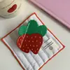 Lindo Pinza de Pelo de Ácido Acético Fresa Crema Pinza de Tiburón Dulce Fresca Pequeña Pinza para el Pelo Dibujo Animado de Fruta Pinza para el Pelo de la Parte Trasera de la Cabeza Cola de Caballo Alta