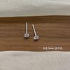 Pendientes de Tuerca Mini de Pin Recto de Circonita de Colores para Mujer, Clavos para Hélice de Oreja con Aguja de Plata, Amigables con el Oído, Lujo Ligero, Sensación de Alta Gama, Pendientes Exquisitos