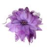 Nueva Moda Flor Grande Tela Accesorios para el Cabello Flor de Peonía para la Cabeza Headdress para Baile Cuadrado Pasador Diadema con Flor para Niños