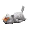 Lámpara Solar Nueva y Creativa con Forma de Gato Transfronteriza, Artesanías Únicas de Resina, Adornos para Jardín y Patio, Regalos Navideños