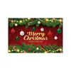 Nueva tela de fondo navideño transfronteriza para decoración de eventos, arreglo de banderas, fiesta fotográfica temática navideña para crear ambiente, personalización