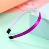 Xintian nuevos accesorios para el cabello simples diadema de mujer borde ancho pasador antideslizante banda de poliéster DIY base de diadema venta al por mayor