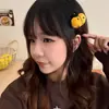 Linda Muñeca Mariquita Pasador de Pelo para Niña Clip Decorativo para Flequillo Clip de Tela para Niños Pasador para Cabello Roto Pinza de Pato Lateral Accesorios para el Cabello