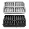 Acessórios para Air Fryer Transfronteiriços Forma de Waffle Assadeira Nova Forma Pequena Quadrada para Bolo Assadeira Tapete em Estoque