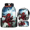 Mochila Mágica de Liberación Rápida Transfronteriza de Spider-Man Dibujo Animado Mochila Escolar para Estudiantes Mochila Escolar para Niños