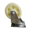 Suministro spot de accesorios de ferretería rueda de nylon biaxial de 3 pulgadas 4 pulgadas 5 pulgadas rueda de acero inoxidable suministro adecuado
