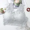 Íntimos de Verão Sem Costura para Mulheres Sem Aros, Sutiã Tamanho Grande, Renda Sexy Costas Lindas, Íntimos Estilo Colete Push-Up que Retrai os Seios