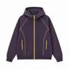 Cardigan com capuz linha Hassel para fotos online, moletom com capuz, folgado, casual, para casal, com zíper, versátil, primavera e outono