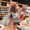Llavero con forma de oso estrella con gradiente de pegamento que gotea de dibujos animados, bonito oso camaleón, bolso de muñeca, accesorios, colgante de llave al por mayor