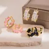 Pendientes de Zirconia en Forma de C de Alta Gama, Súper Brillantes, Exquisitos, Modernos, Lujo Accesible, Pendientes Versátiles y Personalizados, Pendientes Elegantes y de Alta Gama