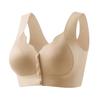 Nueva Hebilla de Apertura Frontal Rosca Ropa Interior Materna para Madres de Mediana Edad y Mayores Colusión Lateral Delgada Ropa Interior sin Marcas Sujetador Push-up sin Aro