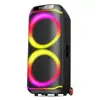 Nuevo Altavoz Bluetooth Portátil Cuadrado para Fiestas al Aire Libre Subwoofer de Alta Potencia Altavoz de Karaoke para el Hogar con Micrófono