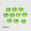 Cuentas Acrílicas para Rueda de 14 mm Cuentas Planas Chapadas con Color Agujero Grande Cuentas Sueltas Accesorios para Joyería DIY Material de Cuentas Espaciadoras para Manualidades
