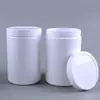 Lugar de fábrica 1200ml 1850mL frasco de plástico de boca ancha frasco para polvo de mascarilla botella de boca grande frasco para polvo de membrana botella de PE