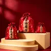 Nueva bolsa de dulces portátil para bodas, bolsa de tela para dulces de agradecimiento de compromiso y boda, caja de dulces de boda de alta gama, elegante bolsa de embalaje para regalo