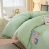 Colcha de gasa arrugada para dormitorio de estudiante universitario, núcleo engrosado, colcha individual para primavera/otoño, colcha de invierno, uso en todas las estaciones, nuevo modelo 2026