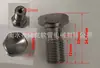 Parafuso Oco M10 * 1 AN3 Garganta de Aço para Freio Olho de Peixe Parafuso de Óleo M10X1.25 Parafuso da Mangueira de Óleo do Freio