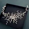 Comércio exterior novo tiara de cabelo com strass feita à mão adorno de cabeça temperamento feminino aro de cabelo de pressão alta qualidade coroa de cabelo de casamento DZ206