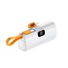 Cápsula inalámbrica de bolsillo transfronteriza banco de energía de 5000 mA mini emergencia auto-cableado soporte para teléfono móvil