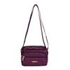 2025 Nova Bolsa Feminina Fio Bordado Casual Tecido Oxford Bolsa Feminina Bolsa de Ombro Bolsa para Mãe de Meia-Idade Bolsa Transversal Sogra