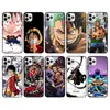 16 Funda de Teléfono One Piece Luffy 17 Adecuada para Apple 14 Pro Max Funda Protectora 13 Funda Suave de Cobertura Total 15 Antihuellas