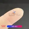 Pendientes de Aleación de Titanio F136 Incrustados con Circonita Gota de Agua Cruz Estrella Rosca Interna Clavo para Cartílago Labio Joyería de Piercing de Titanio G23