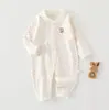 Ropa para Bebés Anyang: Ropa para Bebé para Todas las Estaciones, Mameluco de Algodón Puro con Dibujos de Manga Larga, Pelele para Bebé, Conjunto de Salida Estilo Coreano