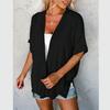 Blusa informal de color puro para mujer, nueva, disponible en Amazon Aliexpress, Europa y América, 2023.