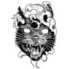 Artículos Populares Transfronterizos: Tigre Oscuro Audaz, Pez, Águila, Marcas de Rasguño de Escorpión, León Animal Pegatinas de Tatuaje Temporal