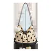 Bolso Cubo de Lunares para Mujer 2026 Nuevo de Moda Bolso de un Solo Hombro para Debajo del Brazo Bolso de Mano Versátil y de Moda para el Uso Diario y el Viaje