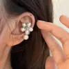 [Loohaha] Presilhas de Orelha Florais Estilo Princesa Francesa para Orelhas Não Perfuradas, Clipe de Orelha Doce e Cool de Nicho de Luxo para Mulheres