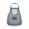 Bolsa suspensa para frutas e vegetais bolsa de rede para armazenamento de cebola gengibre alho bolsa de armazenamento doméstica oca respirável portátil de mão atacado