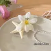 Pinza para el Cabello Doble Orquídea Pasador Accesorio para el Cabello Venta al por Mayor Bohemio Vacaciones en la Playa Pinza para el Cabello Doble Orquídea