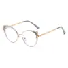 Nuevas Gafas de Sol Moda Ojo de Gato Anti Luz Azul para Mujer, Se Pueden Usar con Gafas de Prescripción, Monturas de Moda, Lentes Lisos para Mujer, Mayoreo