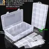 Caja de plástico transparente para accesorios de somier, caja de almacenamiento para piezas de baterías, caja de clasificación de herramientas