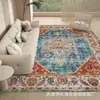 Alfombra para Sala de Estar, Alfombrado Completo de Área Grande, Resistente a Manchas, Resistente al Desgaste, Tapete Antideslizante, Alfombra Lavable Estilo Americano Transfronterizo de Cachemira Sintética