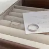Anillo de pareja S999 de plata pura con diamantes, simple y versátil, anillo abierto en plata pura, diseño de nicho, lujo ligero, sensación de alta gama, anillos a juego