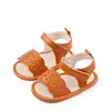 Zapatos para Bebé de 0-1 Año Nuevos para Niño y Niña Zapatos para Gateo Sandalias con Suela de Goma Recortada