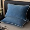 Par de Fundas de Almohada de Terciopelo Leche Beibei para Uso en Casa 48X74 Funda de Almohada Individual 2025 Nueva Funda de Almohada Invierno