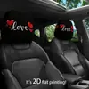 Funda para reposacabezas de coche con patrón de texto, funda para almohada de coche, funda de asiento a prueba de polvo, se puede personalizar con tu propio diseño como funda para reposacabezas y cuello