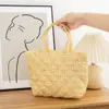 Bolsa de Cosméticos Portátil para Mujer Bolso de Mano de Gran Capacidad Almacenamiento Floral Portátil Acolchado Bolsa de Almacenamiento para Artículos de Aseo Cosméticos