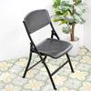 Silla plegable de plástico para capacitación empresarial, silla de oficina con respaldo sencillo para reuniones, silla de computadora para estudiantes, dormitorio y aprendizaje.