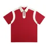 Camisas Polo de Moda para Hombre y Mujer, Casual de Verano con Cuello 230 Camisetas de Manga Corta, Tops al por Mayor, Bloques de Color