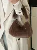 Bolso de Felpa Otoño e Invierno Nuevo Bolso de Hombro con Cadena de Moda Transfronteriza para Mujer Bolso Cruzado Versátil Elegante para el Día a Día Bolso de Media Luna