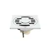 Desagüe de piso de acero inoxidable de alta calidad en color gris plomo, alto caudal, para baño, regadera, lavadora, alcantarilla, a prueba de insectos y olores
