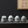 Figuras de Escritorio Estilo Chino Viaje al Oeste de los Cuatro Discípulos, Adornos Pequeños Culturales y Creativos, Decoración del Hogar con un Toque de Lujo, Regalos Creativos