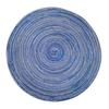 Nordic Simple Round Place Mat Ramie Fio de algodão tecido Mesa Tapete de isolamento térmico Western Restaurant Plate Mat Shooting Props Coaster